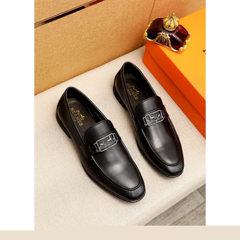 H**mes leather shoes